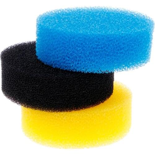 3pcs/set Replacement Filter Sponges For External Aquarium Fish Tank ilter Bucket HW-602/HW-602B Mix-color C42