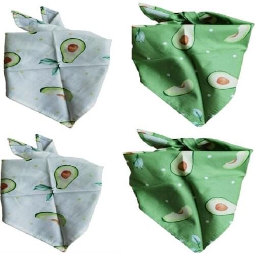 60pcs/lot Special making Avocado Pet Puppy cat Dog bandanas Collar scarf tie handkercheif Y699