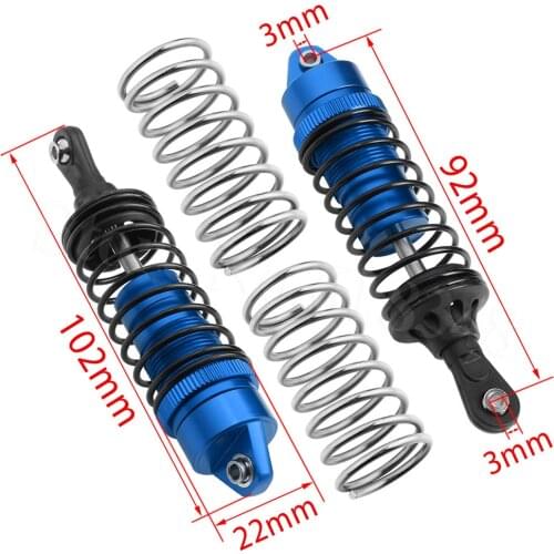 Aluminum Front Oil-Filled Shock Absorber 102mm For Traxxas 1/10 E-Revo 3.3 Upgrade Parts Hop-Up