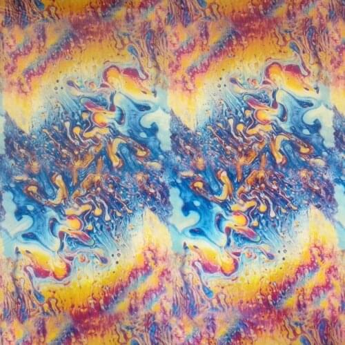 Free shipping 0.5mX2m wide colorful oil pattern hydro transfer printing CSCW072W heat transfer vinyl for car