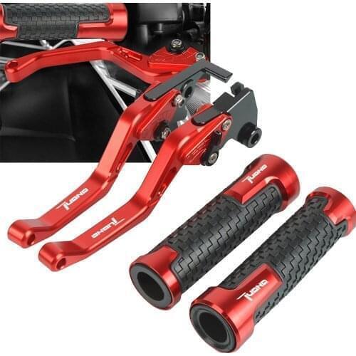 For APRILIA TUONO 2003 2004 2005 2006 2007 2008 2009 2010 Motorcycle Adjustable Brake Clutch Levers Handle bar Grips Cover Set