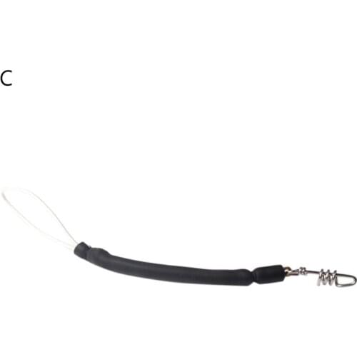 12cm Spearfishing Accessories Shockcord Rubber Bungee 10mm with Swivel/Snap for Speargun Shooting Line Copper Swivel
