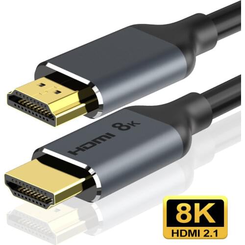 HDMI-compatible 2.1 Cable 8K@60Hz 4K@120Hz HDCP2.2 HD Splitter ARC Switch Cable for PS PS4 TV Audio Video Cabo Cable