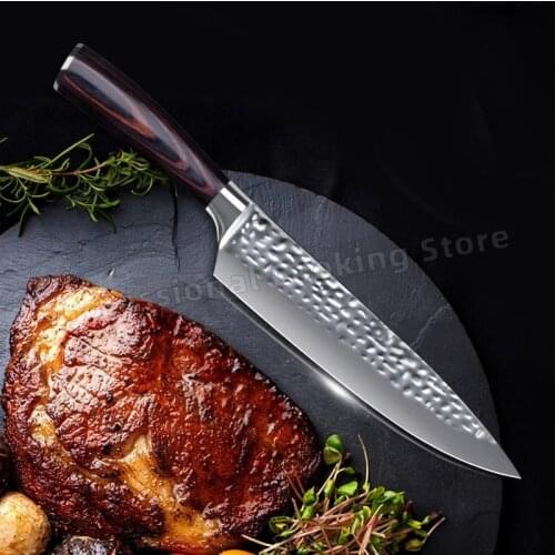 Forged stainless steel meat cleaver chefs knife fish slicing knife household kitchen knife kitchen cooking knife