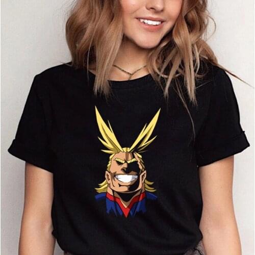 2021 Summer Hot Sale My Hero Academy New Style Vogue T Shirt 100% Cotton Short-sleev Japanese Anime O-neck Printed Streetwear