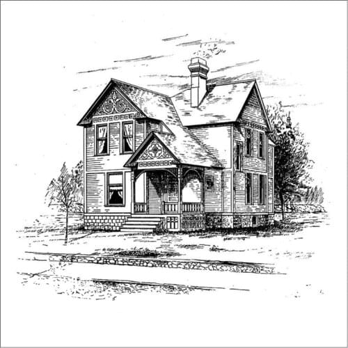 M17D Tree House Silicone Clear Seal Stamp DIY Scrapbooking Embossing Photo Album Card