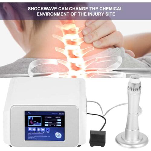 ED Extracorporeal Shock Therapy Equipment Shockwave Machine Pain Relief Massager Therapy Massage Gun Host Separable Device