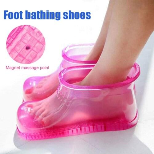 Foot Bath Massage Boots SPA Household Relaxation Bucket Boots Feet Care Hot Compres Shoes B1