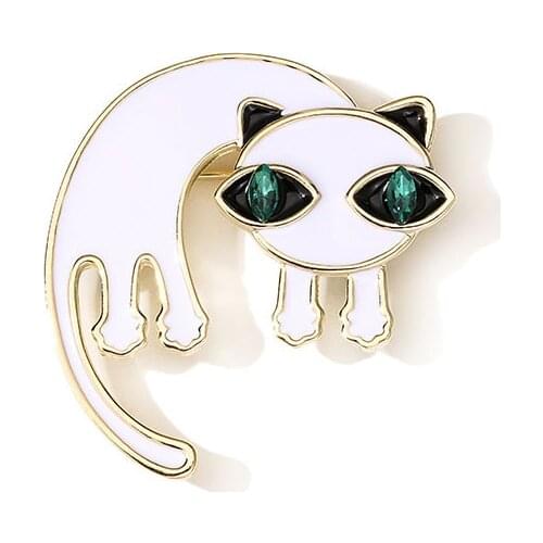 Cute cat brooch badge buckle pin fashion girl student bag pin buckle sweater brooches decoration