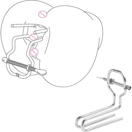 New ! Adjustable Vaginal Anus Clamp Anal Plug Sex Toys For Women/ Men /Couples Speculum Cleaning Enema Extreme Dilator Butt Plug