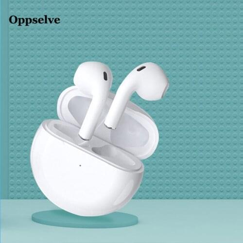 Oppselve BlackPods TWS Airbuds 4 in Ear Bluetooth Earphone Wireless Earbuds Earpieces Stereo with Charging Box for iPhone 11 XS