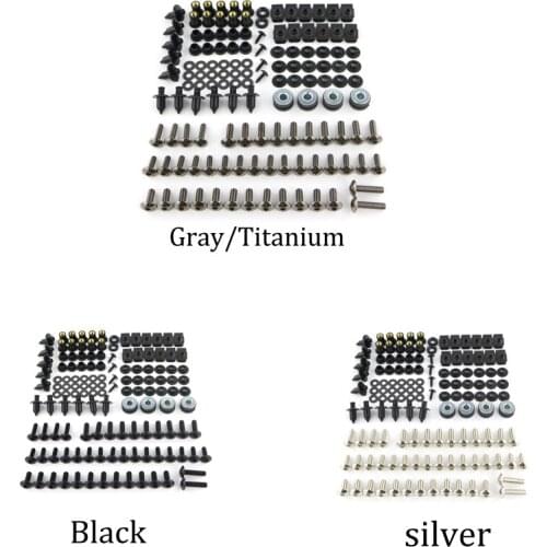 Fit For Suzuki GSX1300R Hayabusa GSX250R GSX-R125 GSXR250 GSX-R300 SFV650 Gladius Complete Full Fairing Bolts Kit Clips Steel