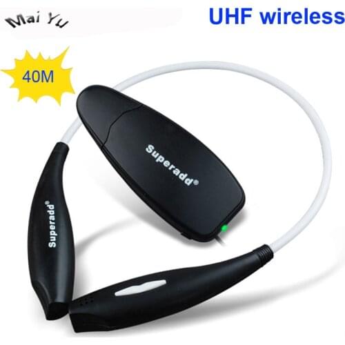 Professional 40m Headset Wireless Microphone Teacher Computer Headworn Microfone 6.35mm 3.5mm Jack for Amplifier Speakcer