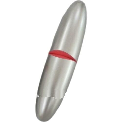 Empty Silver Black Lipstick Tube DIY Lip Balm Shell Bottle Cosmetic Lip Beauty Package Container InnerCaliber 12.1mm, 30Pcs/Lot