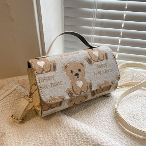 Designer Small Fresh Handbag Female Underarm Bag Japanese Art Print Messenger Bag Ins Student Harajuku Simple Shoulder Bag