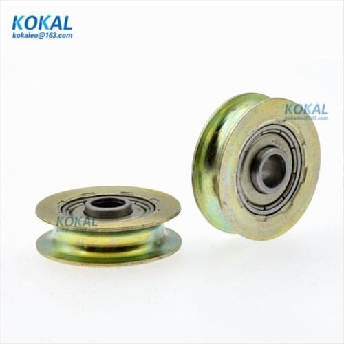 [U0629-8] 1PCS NON-Standard U Groove Bearing Steel Deep Groove Ball Bearing Traces Walking Guide Rail Bearing U0626 U606 6*29*8