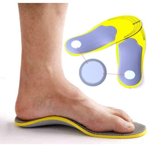 1Pair Adjustable Men Women 3D Orthopedic Insoles Breathable Orthotics Flat Foot Insert Arch Support Cushion Pads Foot Care Tool