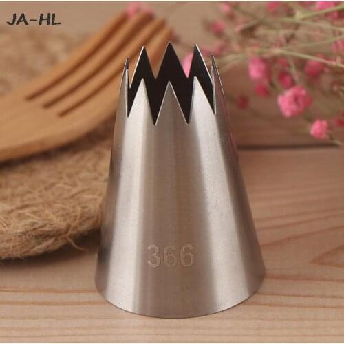 1pc Hot！New #366 Large Open Star Piping Nozzle Icing Cream Nozzles Bakeware Pastry Tips