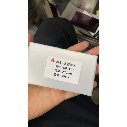 10pcs/lot 250um OCA Clear Optical Adhesive for iPhone 13 12 11 Pro X XR XS Max 7 8 6 6S 5 5s Plus LCD Touch Glass Lens Film OCA