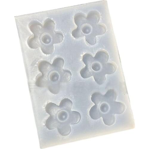5Pcs Cherry Blossoms Flower DIY UV Resin Mold Floral Flower Resin Mold Jewelry Silicone Molds Jewelry Making Tools Art