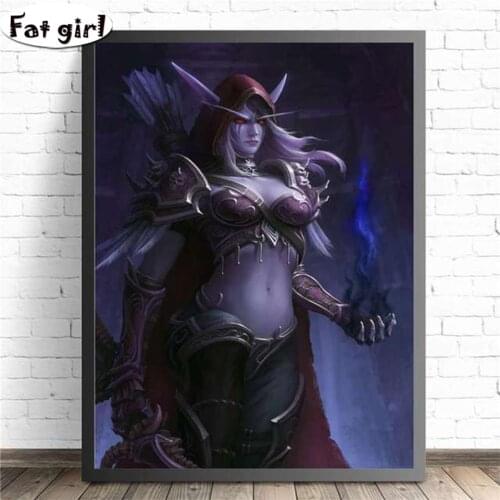 Diy Crystal 5D Diamond Mosaic Anime Girl Diamond Painting Cross Stitch Game Picture Embroidery Full Square Drill Portrait Gift