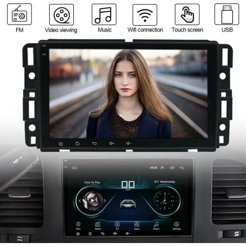 For GMC Chevrolet Chevy Yukon 8''Android 10.1 1+16GB Stereo Radio Multimedia Player WIFI GPS Head Unit