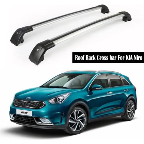 Aluminum Alloy Roof Rack For KIA Niro 2017 2018 2019 Rails Bar Luggage Carrier Bars top Cross bar Racks Rail Boxes