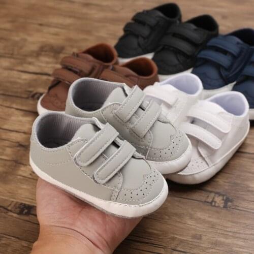 Baby Boy Shoes Classic Canvas Sports Sneakers Soft Sole Anti-slip Toddler Newborn Infant Shoes For Boy Prewalker First Walkers
