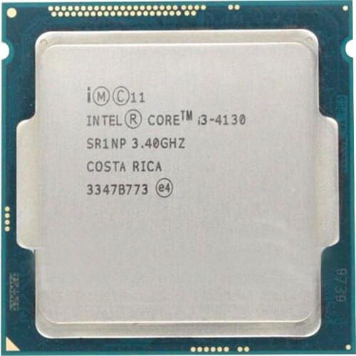 Процессор Intel Core i3 4130 3,40 GHz 512KB/3MB Socket LGA1150 2 core 2 threads Haswell cpu SR1NP