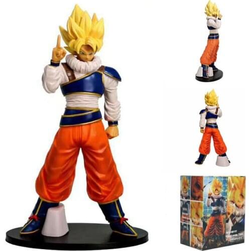 Dragon Ball Universe Suit Goku Super Saiyan Anime Figurine Boxed Model Standing Posture Doll PVC Figura Toys