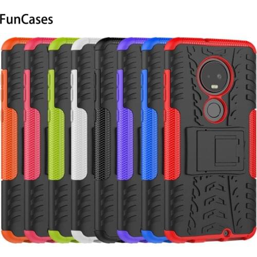 Hybrid Armor Cases For Motorola Moto G7 XT1962-1 XT1962-5 Cases TPU Silicone Heavy Duty Covers For Moto G7 6.2 2019 Full Housing