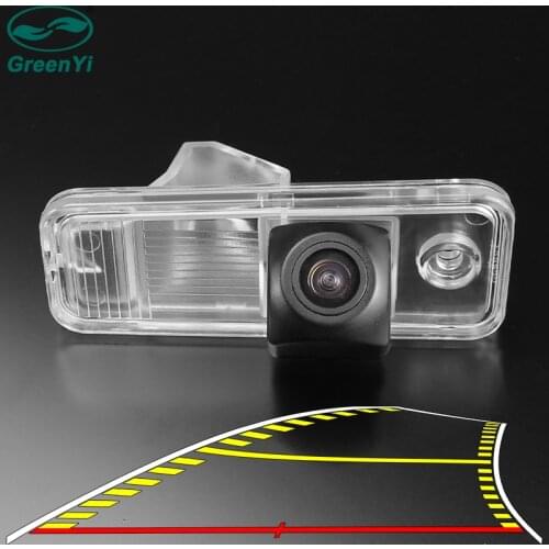 Vehicle Dynamic Trajectory Parking Line Car Rear View Reverse Backup Camera For Hyundai Santa Fe IX25 Creta Carens Azera SantaFe