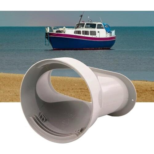 50% Hot Sales Exhaust Hose Adapter Reinforced Flat Mouth ABS 13cm Exhaust Hose Interface Air Conditioner Accessories for Ship