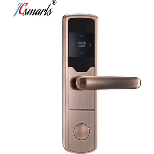 Popular zinc alloy Magnetic RFID door lock hotel room key systems