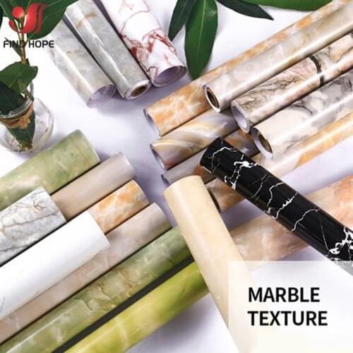 Marble Self Adhesive Wallpaper Kitchen Countertop Sticker Cabinet Worktop Peel Stick Waterproof DIY Roll 40*100cm