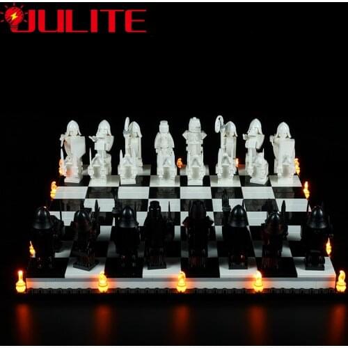 LED Light Kit For 76392 Wizard’s Chess DIY Toys Set Not Included Building Blocks Only Lighting Kit