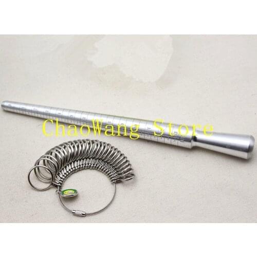 2PCS/SET HK size U.S size Ring mandrel Ring Sizer Guage jewelry tools kit