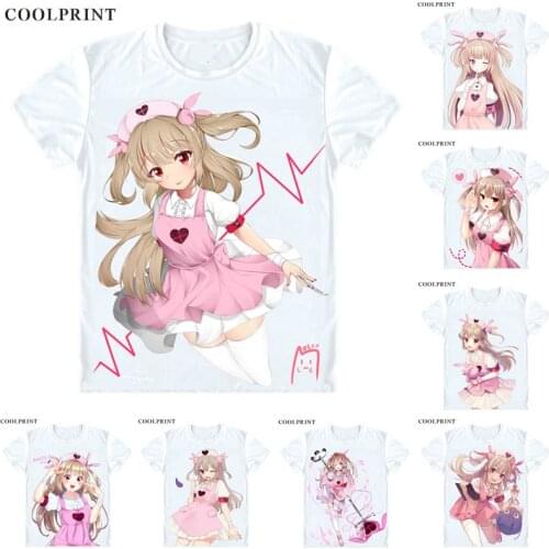 Natori Sana Sana Channel T Shirt Virtual Youtuber Vtuber Artificial Intelligence AI Men T-Shirt Printed Short Sleeve Shirts