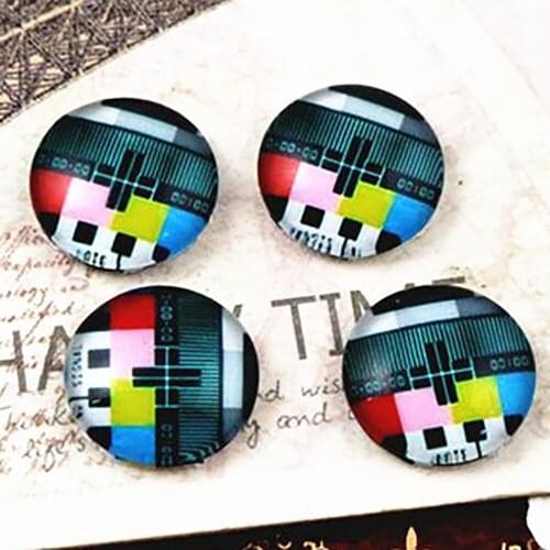 New Fashion 20pcs 12mm Handmade Photo Glass Cabochons E2-59