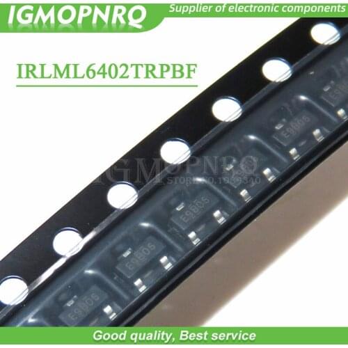50PCS IRLML6402TRPBF IRLML6402 SOT-23 IC FET P-channel New Original