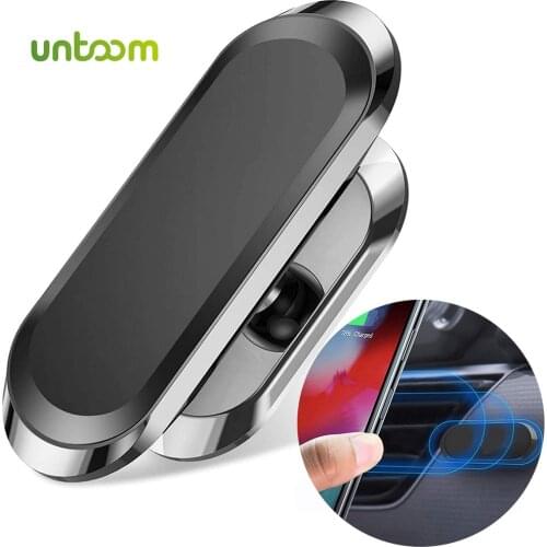 Untoom Magnetic Car Phone Holder 360 Degree Car Dashboard Mobile Phone Stand Metal Magnet Cell Phone Mount in Car GPS Support