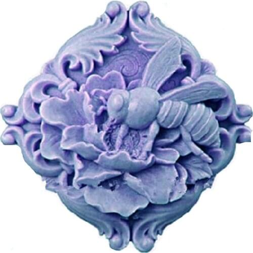 Bee Design Silicone Soap Mould 3D Silicone Mold for Soap Making Food Grade Chocolate Cake Molds