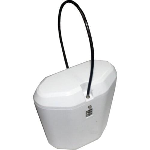 Beach safe box with combination lock and safety cable