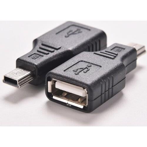 Network USB 2.0 A Female To Mini USB B 5 Pin Male Cord Cable Hub Adapter
