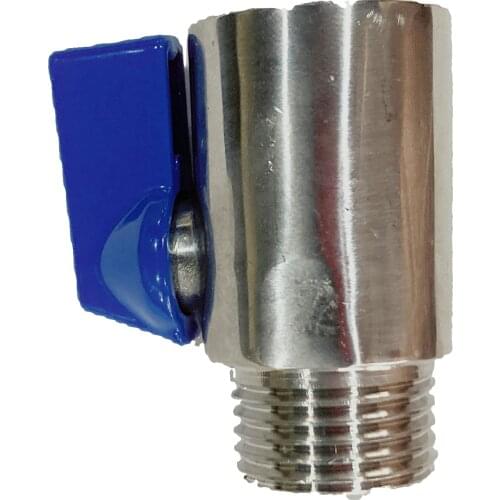 5/8" STAINLESS BALL VALVE (FEMALE X MALE) FOR KEG COUPLERS HOME BREW KL00406