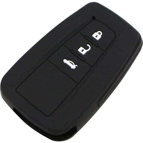 My Good Car Silicone Remote Car Keychain Key Cover Case Fit for Toyota Camry CHR C-HR Prius Corolla RAV4 Prado 2016 2017 2018
