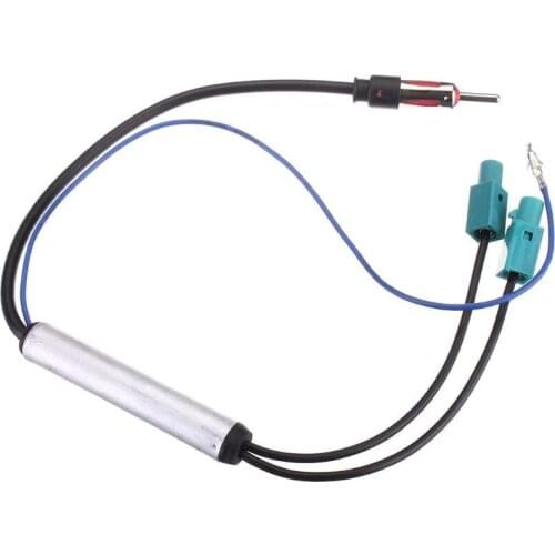 Connects 2 Diversity Twin Double DVD Head Unit Fakra-Din Aerial Antenna Adaptor