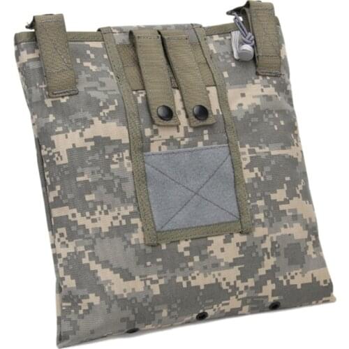 Molle Tactical Vest Attachment Magazine Recycling Bag Sundries Nylon Tactical Pouch Airsoft Military Multicam Camouflage Bag
