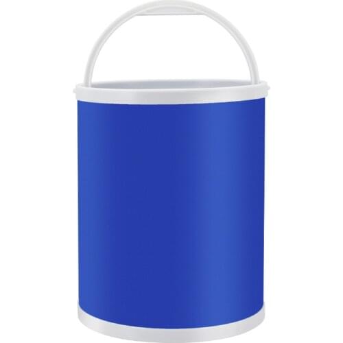 13L Folding Bucket In Car Handle Multifunctional Pail For Fishing Car Wash Outdoor Supplies Bathroom Kitchen Camp Bucket