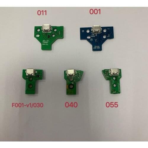 300pcs total=75pcs jds-055 + 75pcs 030 + 50pcs 040 + 50pcs 011 + 50pcs 001 For PS4 Controller Micro USB Charging Socket Board